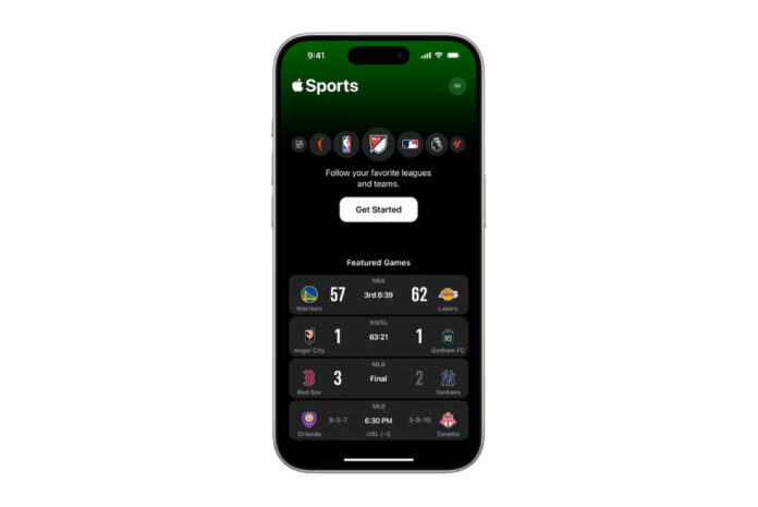 Apple Sports App